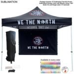 72Hr Fast Ship - Tent Backwall Package, 10' Sublimated Tent Kit and Full single sided backwall 23C0469034850F2249BC44364CB28EDE