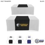 Tradeshow Factory 48-Hr Quick Polycotton Twill Table Runner 30×60 Covers Front + Top — Ships 48hr Canada 5E71196B9A58F735E8263AC1010AEF16