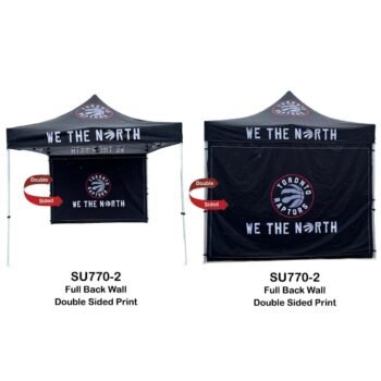 Quick-Ship Full Back Wall, 48 Hr Quick Ship - Full Back Wall for 10x10 Tent Kit, Sublimated, Double Sided Print, 72-Hour Fast-Ship Full Back Wall