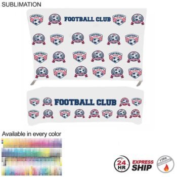 Tradeshow Booth Package 24Hr Express Ship-Tradeshow Booth Package, 10' EuroFit Tension Fabric Display & PREMIUM 8'Tablecloth