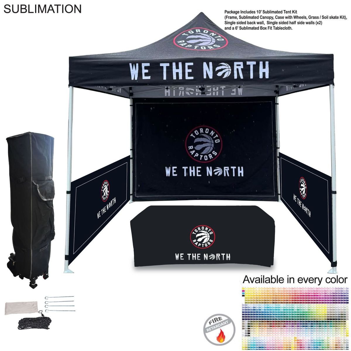 76DD4AB08E2B753A205D27888C6DEDEF 48Hr Quick Ship - Supreme Event Package, 10' Tent, Backwall, 2 Half sidewalls, 6' Box Fit Tablecloth, Fast Ship - Supreme Event Package, Quick-Ship Supreme Event Package 10