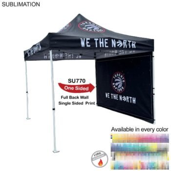 Sublimated Single-Sided Print, Full Back Wall for 10x10 Tent Kit, Sublimated, Single Sided Print, Quick-Ship Full Back Wall