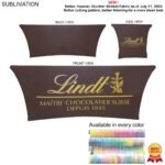 Sublimated Stretch Curved Fit Tablecloth Throw for 6′ Table 4-Sided Closed Back, Full-Color Prin 9024C3A833EA305C3AFE71C5063CCC6F