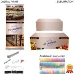 Tradeshow Factory Most Popular Tradeshow Package Premium Retractable Banner + Sublimated Table Cover 6ftTable C431FDBACF4AD0498ADDC2F0E5455EF3
