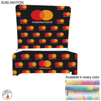 Tradeshow Booth Package Supreme, 8' EuroFit Tension Fabric Wall Display and PREMIUM 6'Tablecloth