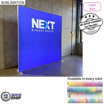 48Hr Quick Ship - Backlit LED Light Box SEG Floor Display WALL Kit