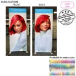 Backlit LED Light Box SEG Floor Display Banner Kit, 40"W x 96"H Backlit LED Light Box SEG Floor Display Banner Kit