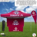 Deluxe Tent Flag Package, 15' Tent kit, 15' Backwall, Box Fit Tablecloth, and Double sided Flag Kit 722E163B761C095B1DEF8EFE6B076ECC