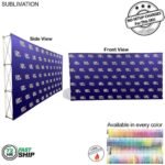 72Hr Fast Ship 15 Straight Wall Full Height Tension Fabric Pop Up Display Kit
