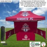 Tradeshow Factory Supreme Event Package 15ftTent 15ftBackwall 2 Half Sidewalls 6ftBox Table Cover — Ships 72hr Canada C1E9C0CB548A8518F0FFD2C047C74901