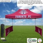 72Hr Fast Ship - Tent Sidewalls Package, 15' Sublimated Tent Kit and 2 Half single sided sidewalls D181B5813DB791046A9D7AF210D8DC84